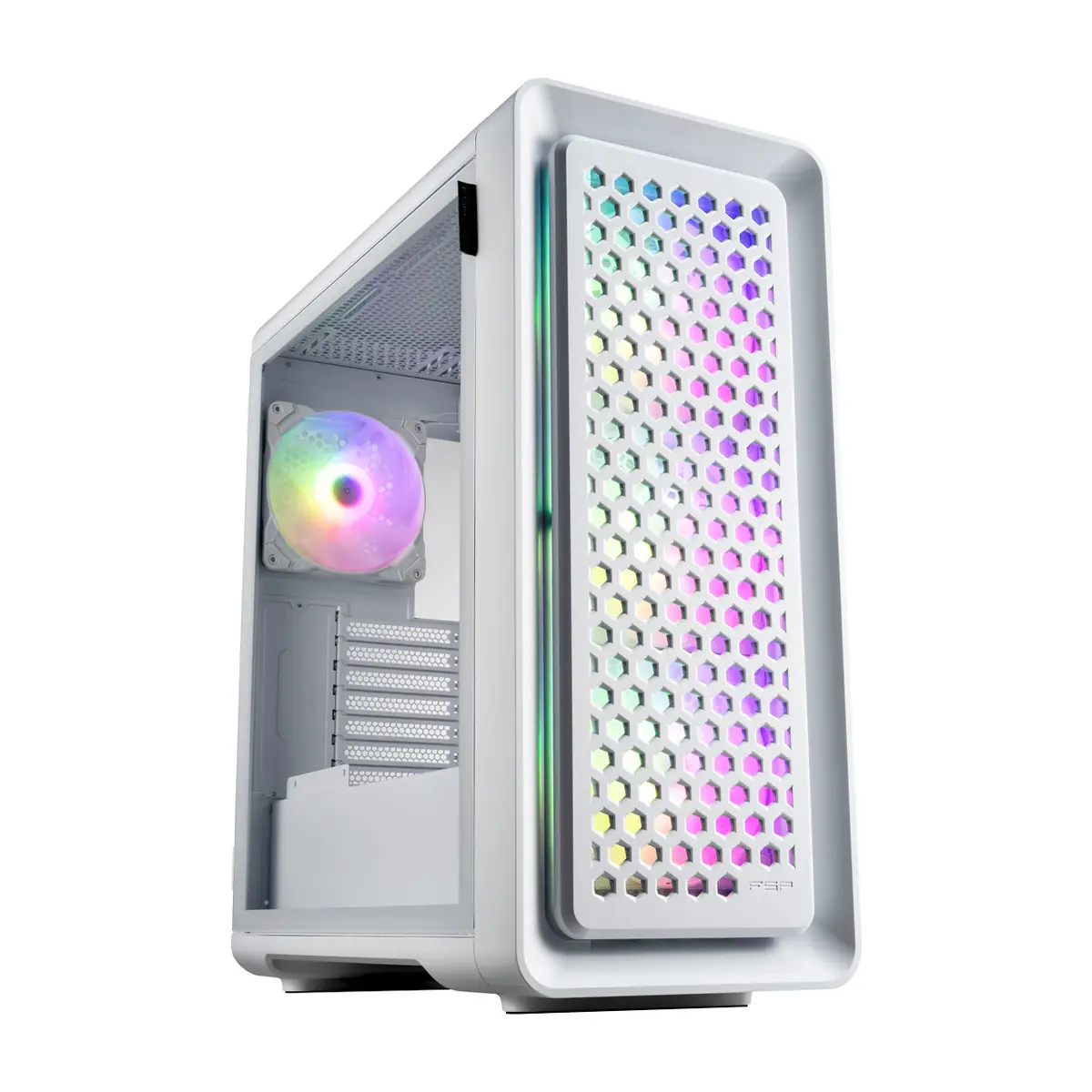 FSP CUT593P Full Tower PC Case White ARGB Photo 2