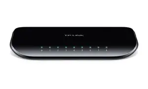 TP-Link TL-SG1008D Unmanaged Network Switch with 8 Gigabit Ethernet RJ-45 Ports and 16 Gbit/s Switching Capacity