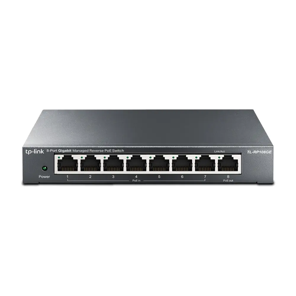 TP-Link Omada RP108GE 8-Port Managed Reverse PoE Switch Photo 2