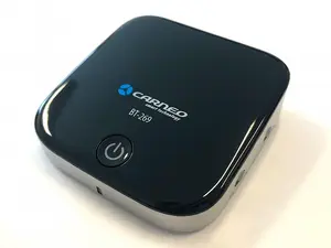 CARNEO BT-269 Bluetooth raidītājs un uztvērējs Melns Sudraba 3.5 mm TOSLINK APTX SBC A2DP 350 mAh Akumulators