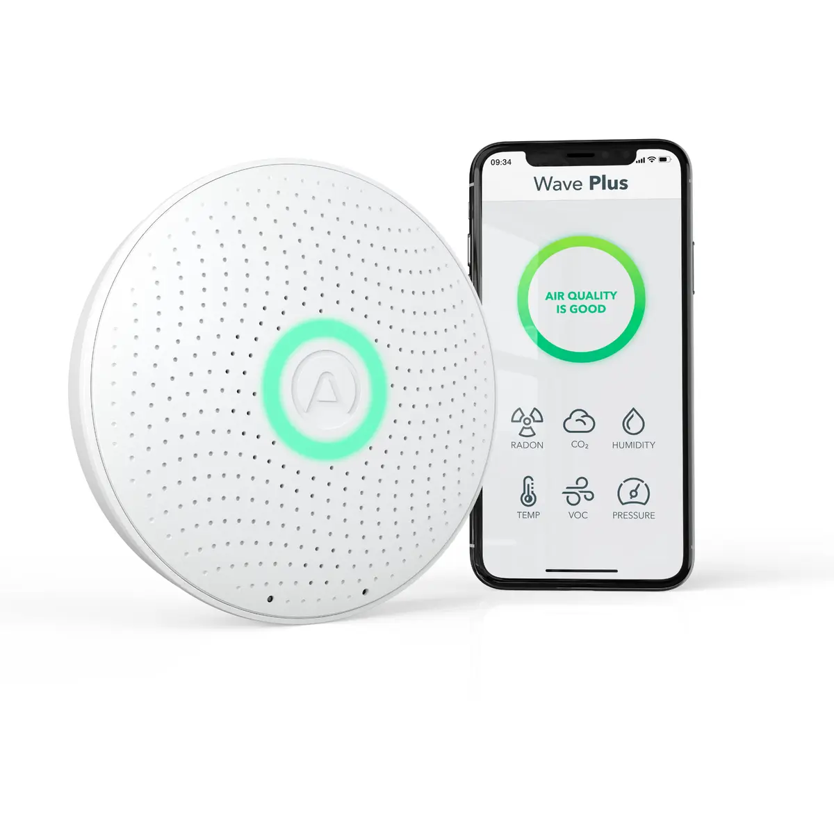 Airthings Wave Plus Smart Radon and Air Quality Monitor Photo 4