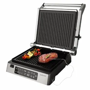 Salente FlamePro kontakta grils ar ārējo temperatūras zondi un skārienjūtīgu displeju