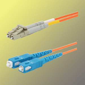 Optical patch cable duplex LC-SC 50/125 um MM 1m OM2