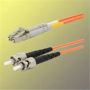 Duplex optical patch cable LC-ST 9/125um SM 7m OS2