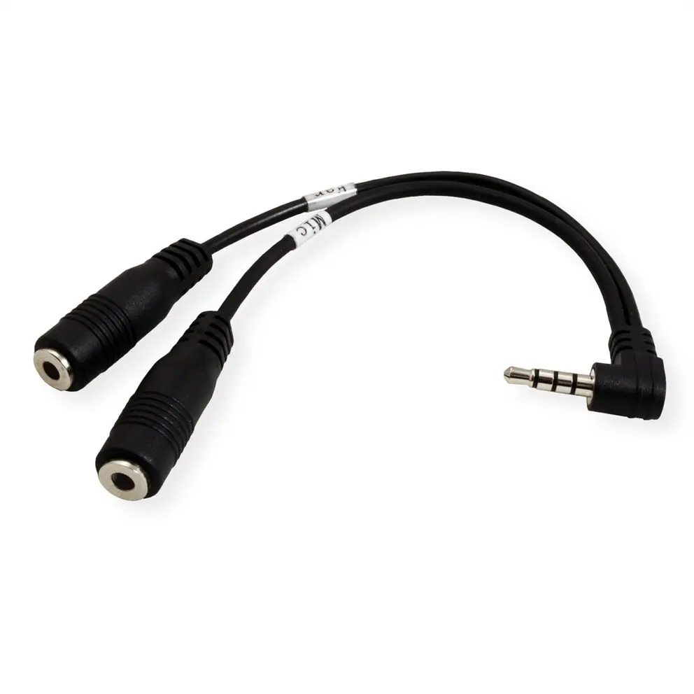 ROLINE 3.5 mm Stereo spraudņa audio kabelis 15 cm Photo 2