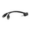 ROLINE 3.5 mm Stereo spraudņa audio kabelis 15 cm Photo 3