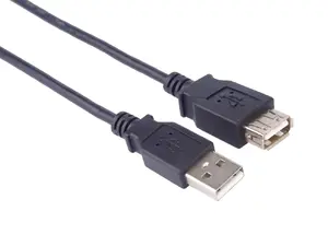 ATEN KUPAA1BK USB kabelis USB 2.0 1 m USB A uz USB A melns