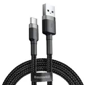Baseus CATKLF-BG1 USB Кабель 1 м USB A - USB C Черный