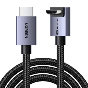 UGREEN HD188 HDMI 2.1 Kabelis 1m 8K@60Hz 48Gbps leņķa melns