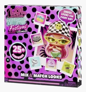 MGA Entertainment Music Festival Advent Calendar Mini Doll Female Multicolour 4 yr
