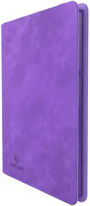 Gamegenic Prime Album 18-Pocket purpura kāršu albums ar sānu kabatām