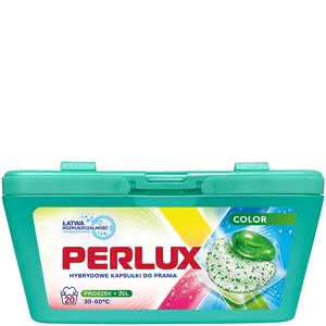 Perlux laundry capsules for coloured fabrics 20 pcs 12 packs per box