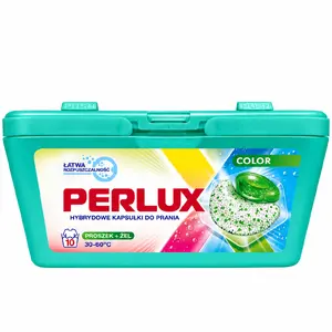 Perlux Laundry Capsules for Coloured Fabrics 10 pcs 8 Packs