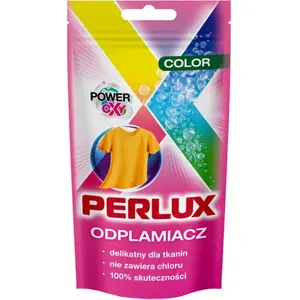 Perlux stain remover for coloured fabrics 100 ml sachet 15 pcs per box