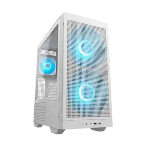 Cougar MX600 MAX RGB Midi Tower PC Computer Case White with Pre-installed Fans