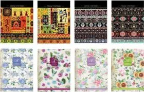 Fresh A5 Notebook 48 Lined Sheets Embossed Cover