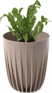 Lamela Ziedu pods Mira Eco Coffe Latte ar ieliktni augstums 22.6 cm diametrs 19 cm