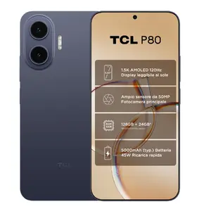 TCL P80 Smartphone 6.83" 5G Android 16.0 8GB RAM 128GB Storage 5000 mAh Blue