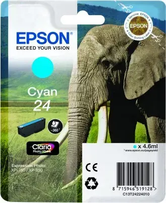 Картридж Epson C13T24224010 Голубой Photo 2