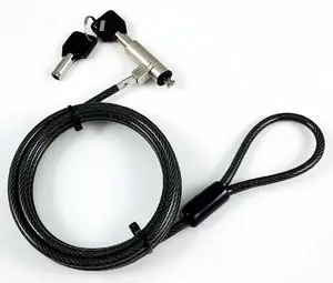 eSTUFF GLB220103 Cable Lock Black 1.8 m Key PC