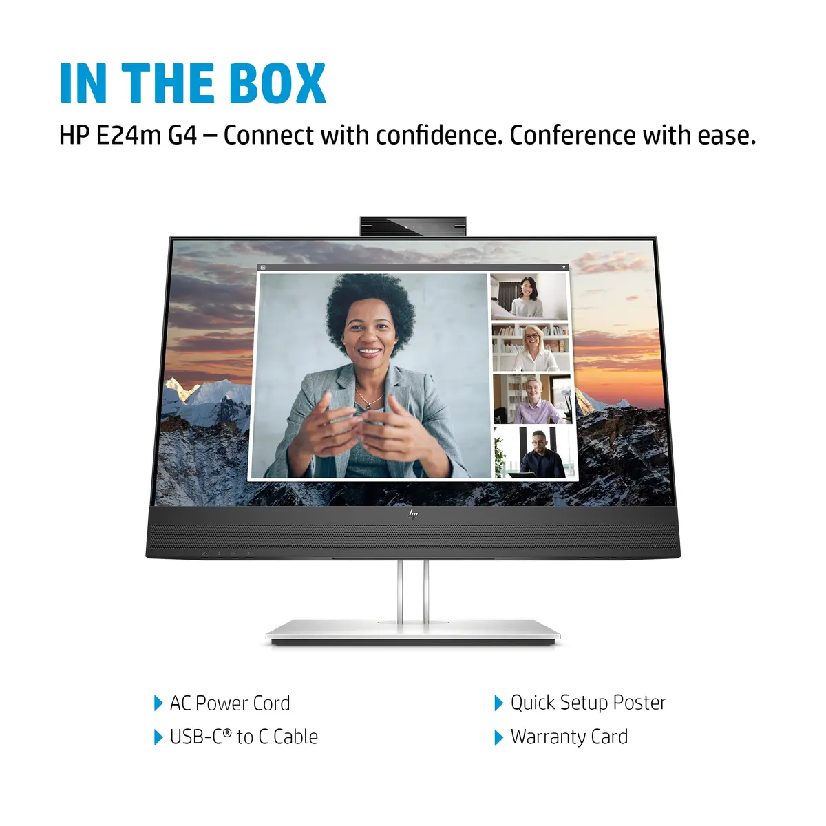 HP E24m G4 Konferenču monitors 23.8 collas IPS Full HD Photo 10