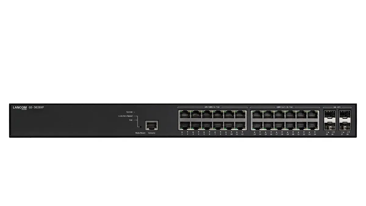 LANCOM GS-3628XP Pārvaldāms L2/L3 tīkla slēdzis