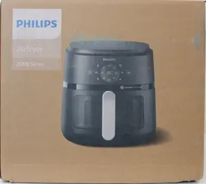 Philips NA231/00 Aerofritieris 1700 W 6.2 L Melns Sudraba