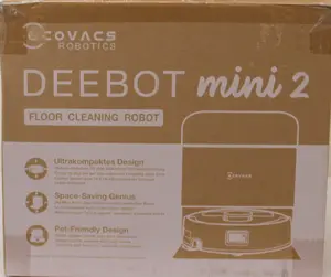 Ecovacs DEEBOT MINI 2 Robots putekļu sūcējs Mitrā un sausā 10000 Pa 3200 mAh 189 min Balts ar automātisko staciju