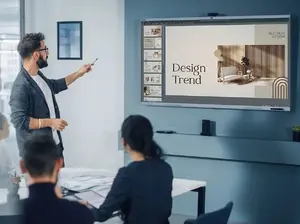 Interactive Display Technologia Dotyku PRESTIGIO SOLUTIONS Multiboard 86'' Light+ Gen 2 Android 13 Google EDLA AI Camera 16/128GB