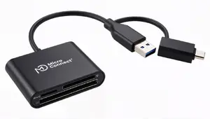 MicroConnect Premium USBA/C to Multi Card Reader