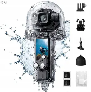 Puluz Obudowa Wodoszczelna Podwodna Do Wody 50m Do Dji Osmo Pocket 4p / 4 P / / Pu1113t (SB12439)