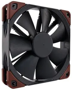 Noctua NF-F12 industrialPPC-2000 PWM Вентилятор для корпуса 12 см Черный Коричневый 2000 об/мин 121.8 м3/ч 12 В