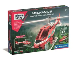 Konstruktors Clementoni FIREFIGHTING HELICOPTER plastmasas vecums no 8 gadiem