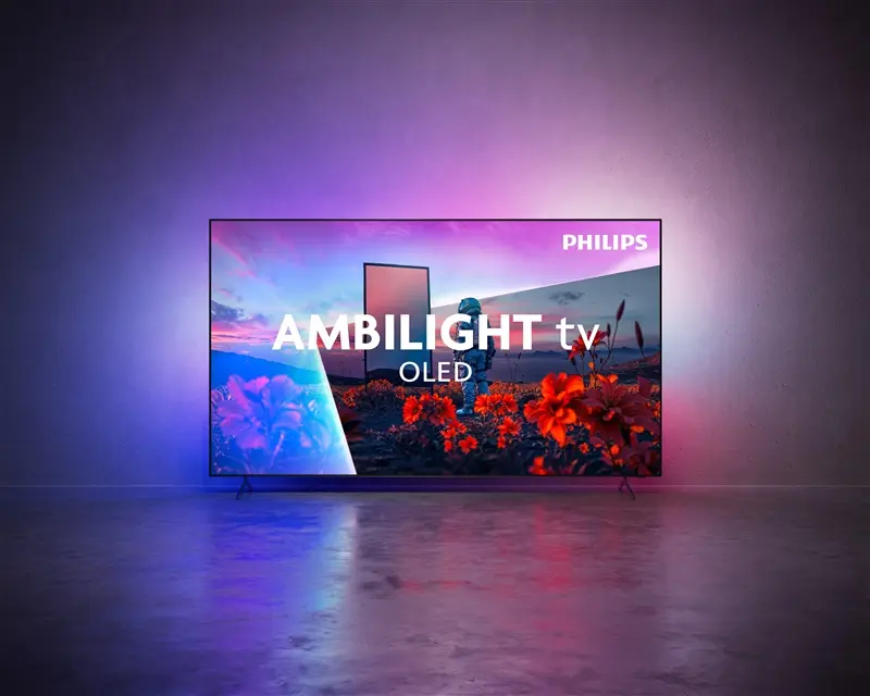 Philips Ambilight 77OLED811/12 77 Collas OLED 4K Smart Televizors Photo 9