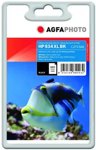 AgfaPhoto 934XL melna saderīga tinte kasetne 25.5 ml 1000 lapas priekš HP OfficeJet Pro 6230 6830
