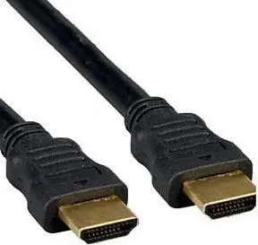 e+p HDMI/HDMI 0.5m Kabelis HDMI Type A Standard Melns HDMI 1/05