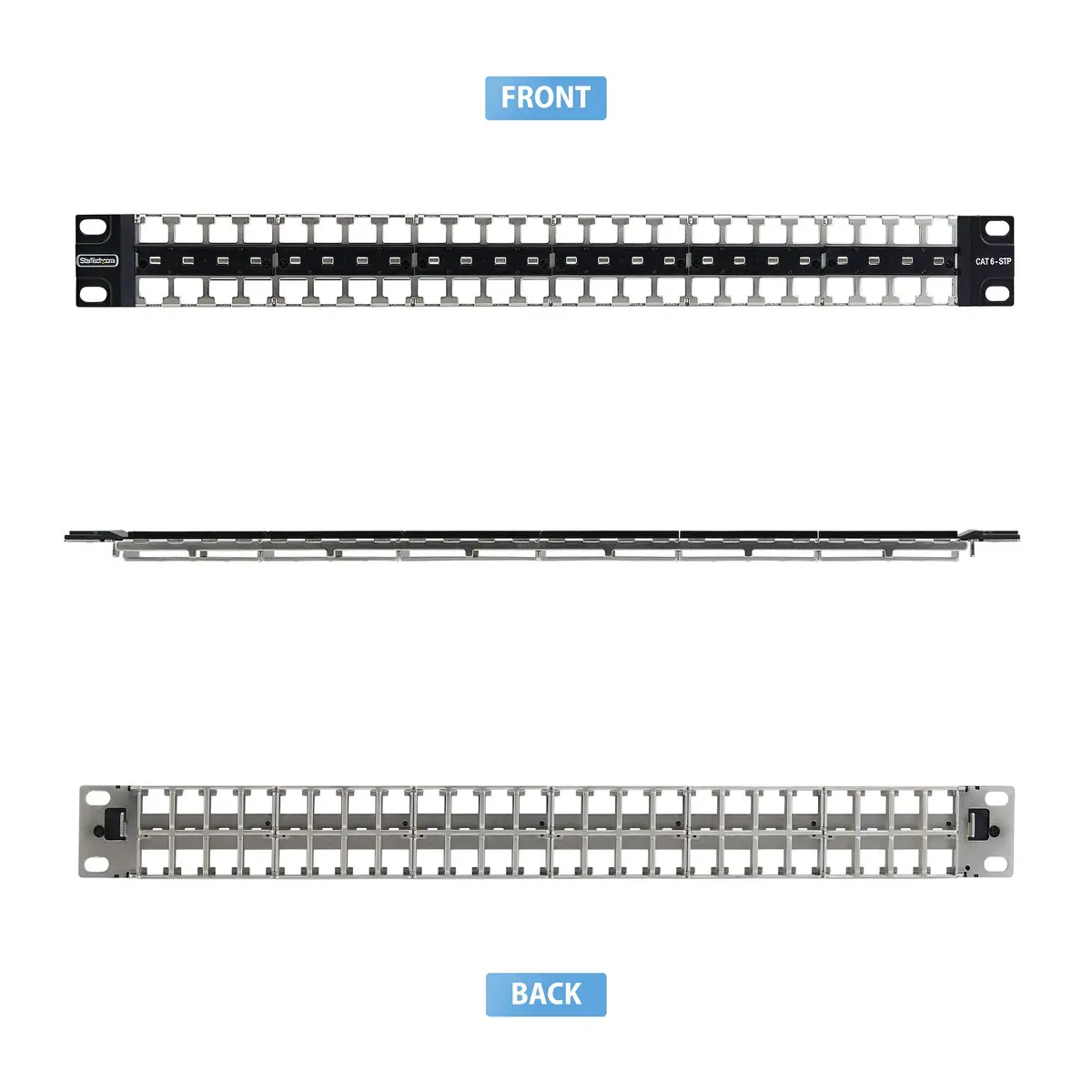 StarTech C6PANELSTP481U 48 Port Patch Panel Photo 3