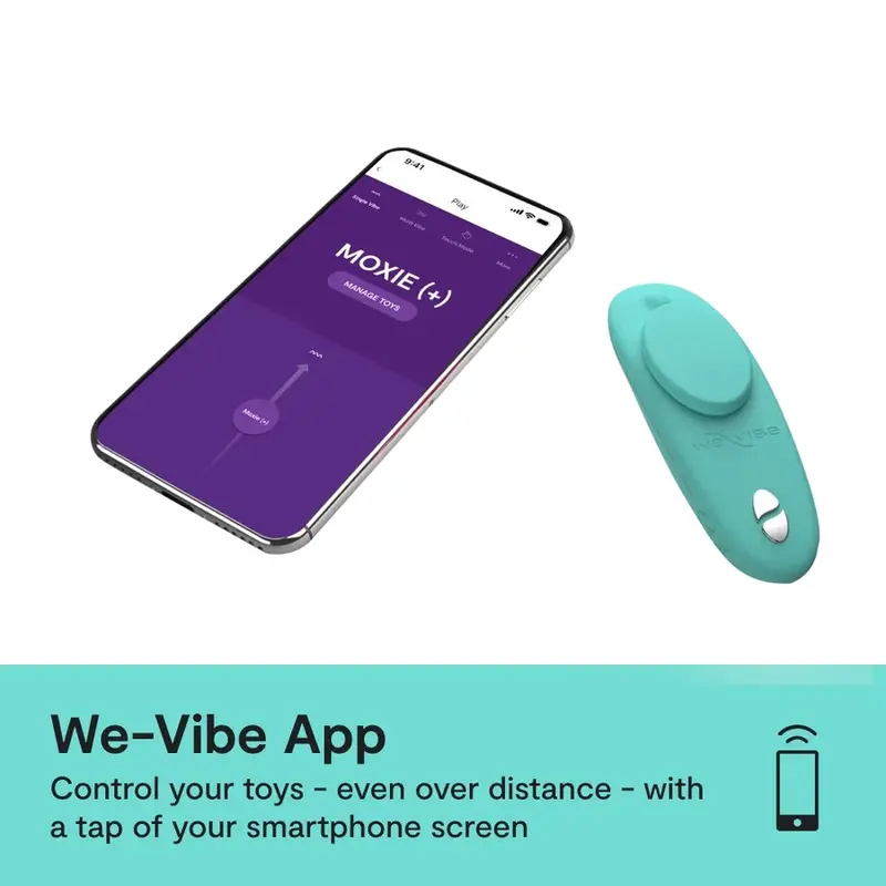 WE-VIBE Moxie+ Biksīšu vibrators Akvamarīns Photo 4