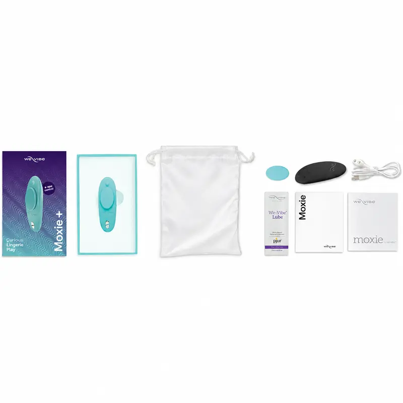 WE-VIBE Moxie+ Biksīšu vibrators Akvamarīns Photo 5