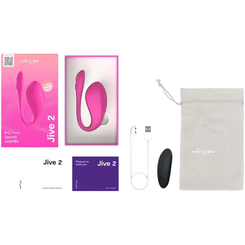 WE-VIBE Jive 2 Valkājams olas veida vibrators Rozā Photo 5