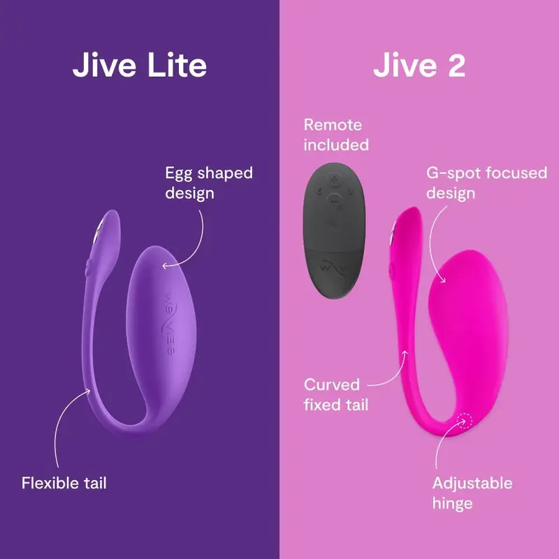 We-Vibe Jive Lite Виброяйцо Фиолетовое Photo 8