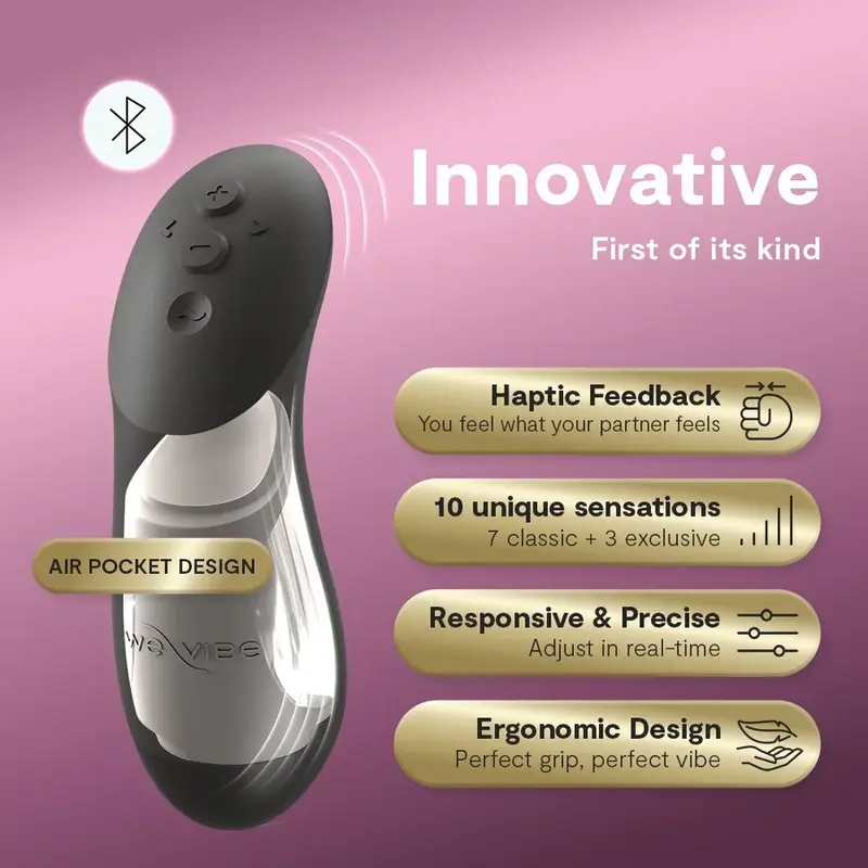 WE-VIBE Chorus Pro Pāru Vibrators Satīna Melns Photo 10
