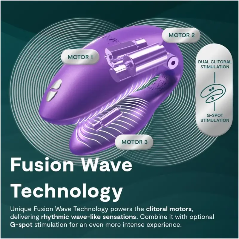 WE-VIBE Chorus Pro Вибратор для пар Космический Пурпурный Photo 7