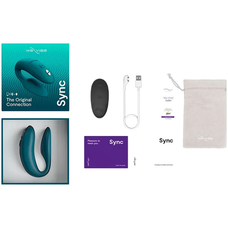 WE-VIBE Sync 2 Couples Vibrator Velvet Green Photo 3