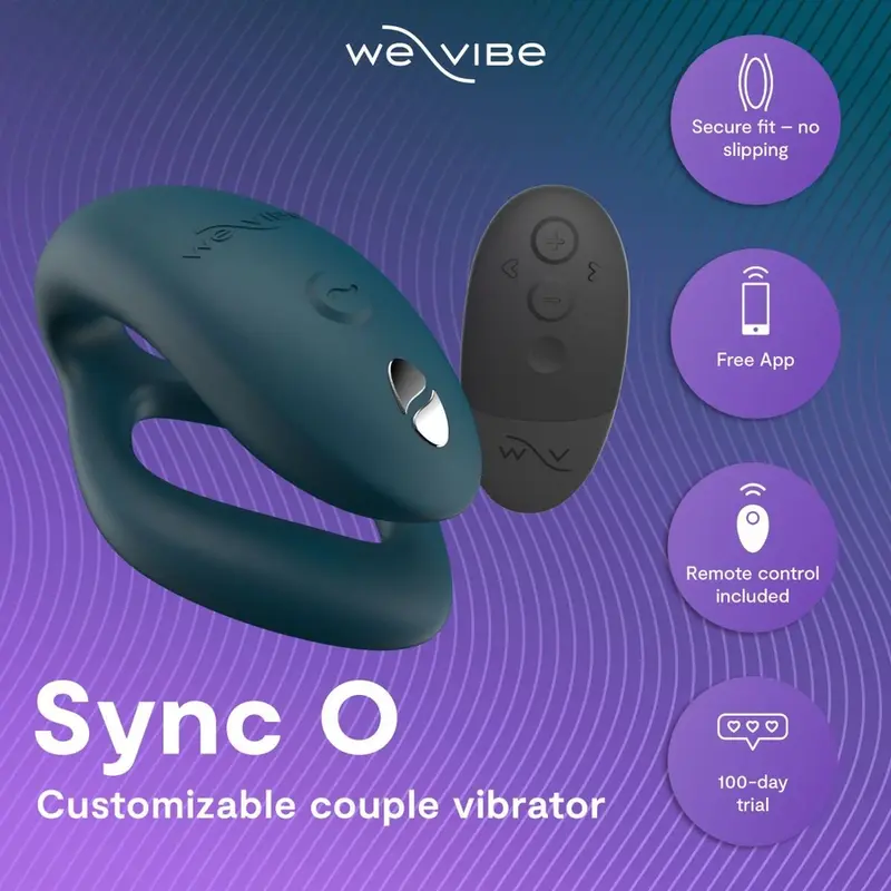 WE-VIBE Sync 2 Couples Vibrator Velvet Green Photo 4
