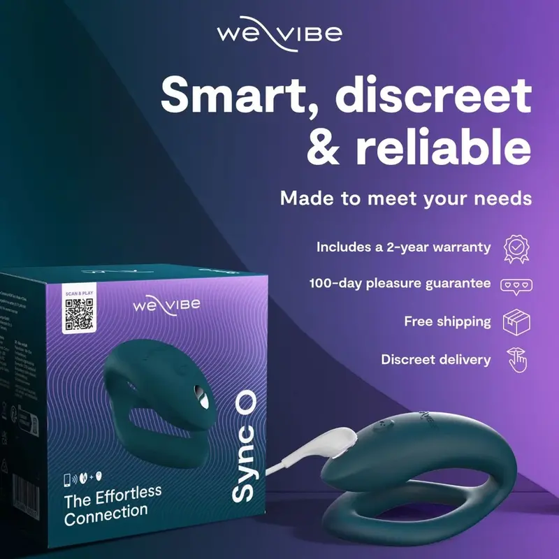 WE-VIBE Sync 2 Couples Vibrator Velvet Green Photo 10