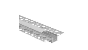 Eco Light GP02 Recessed Anodized LED Profile with Milky Cover 2m