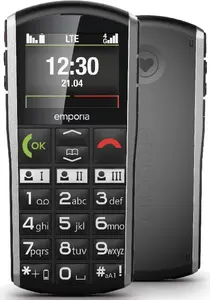 Emporia SIMPLICITY-LTE Телефон 2 Дюйма 4G Single SIM 1200 мАч Черный и Серебристый
