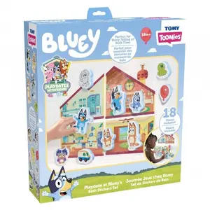TOMY Bluey’s House Bath Stickers 203-73872 rotaļlieta ūdens peldēm