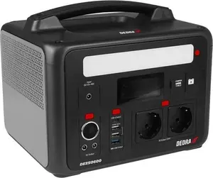 Dedra DEZS0600 Pārnēsājama elektrostacija 640 Wh ietilpība